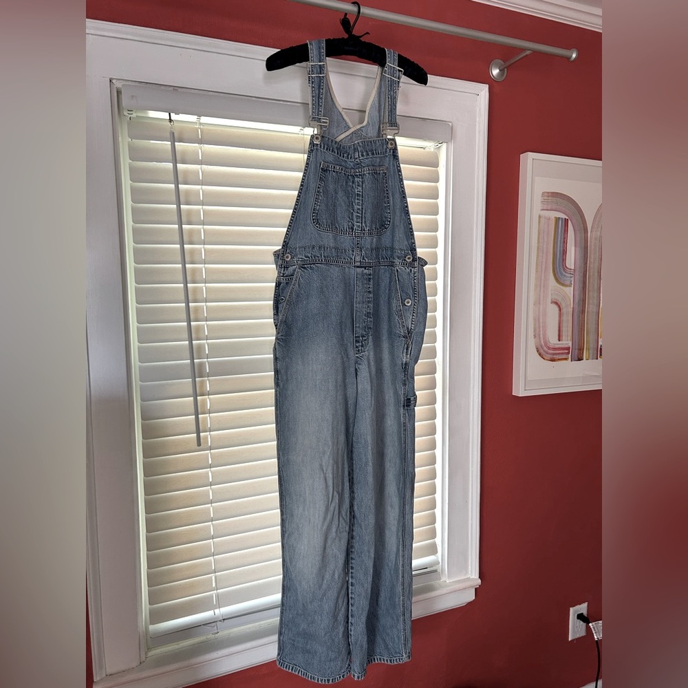 90s vintage Gap light denim overalls